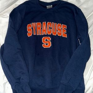 Navy Blue Syracuse crewneck